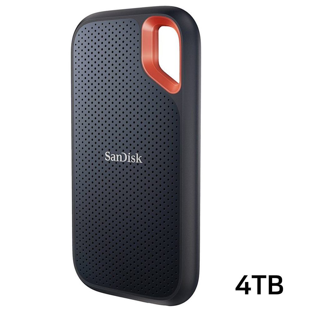 SanDisk Extreme Portable SSD V2 외장하드 (SSDE61) (4TB)