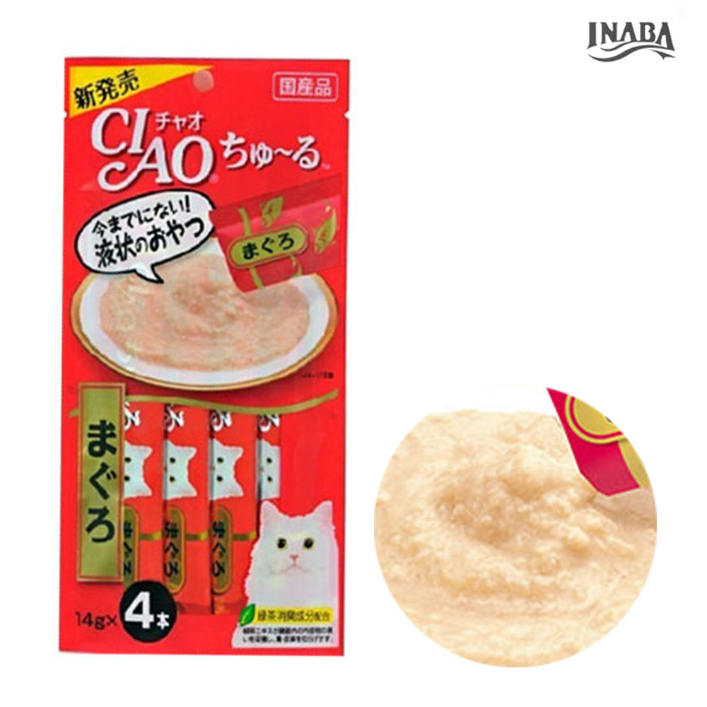 이나바 챠오츄루 참치 14g (4p) (SC-71) (고양이간식)