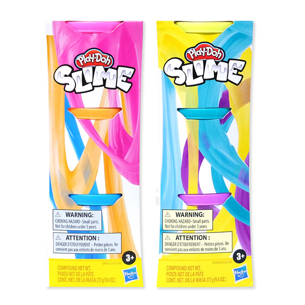 플레이도우 슬라임 만들기 3팩 세트 (E8789) 어린이집 어린이날 선물 단체선물 (랜덤1개)
