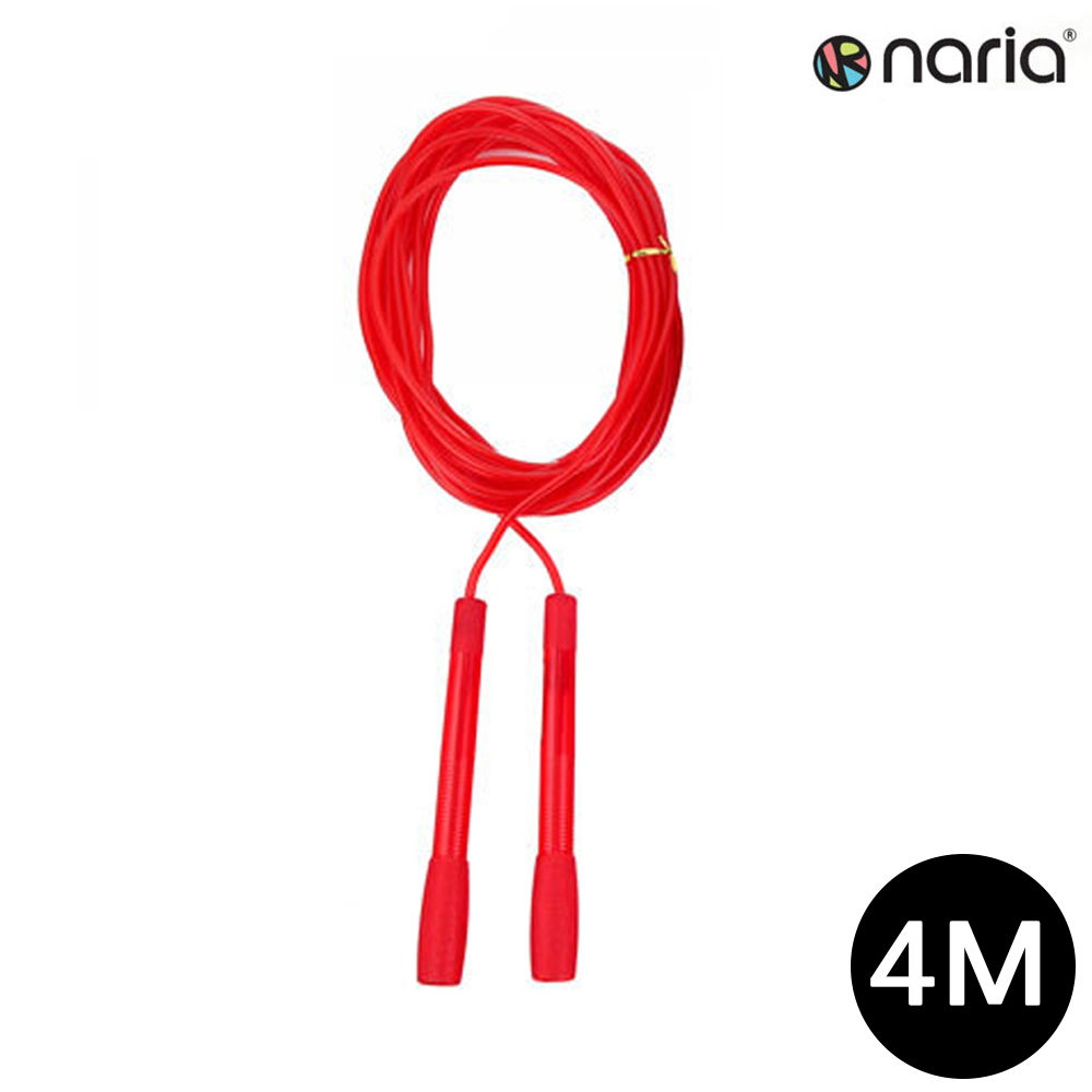 나리아 PVC 단체줄넘기 4M (빨강)