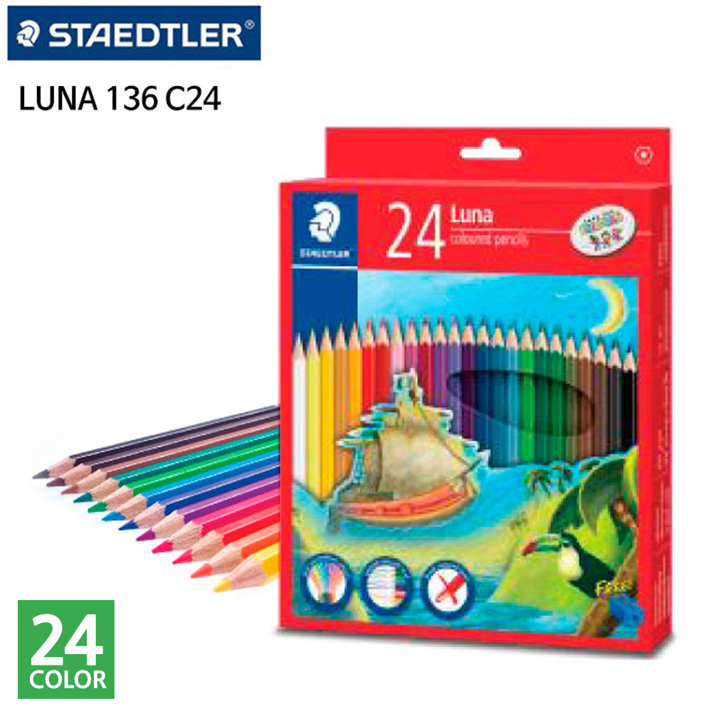 스테들러 136 루나 색연필 24색 세트
