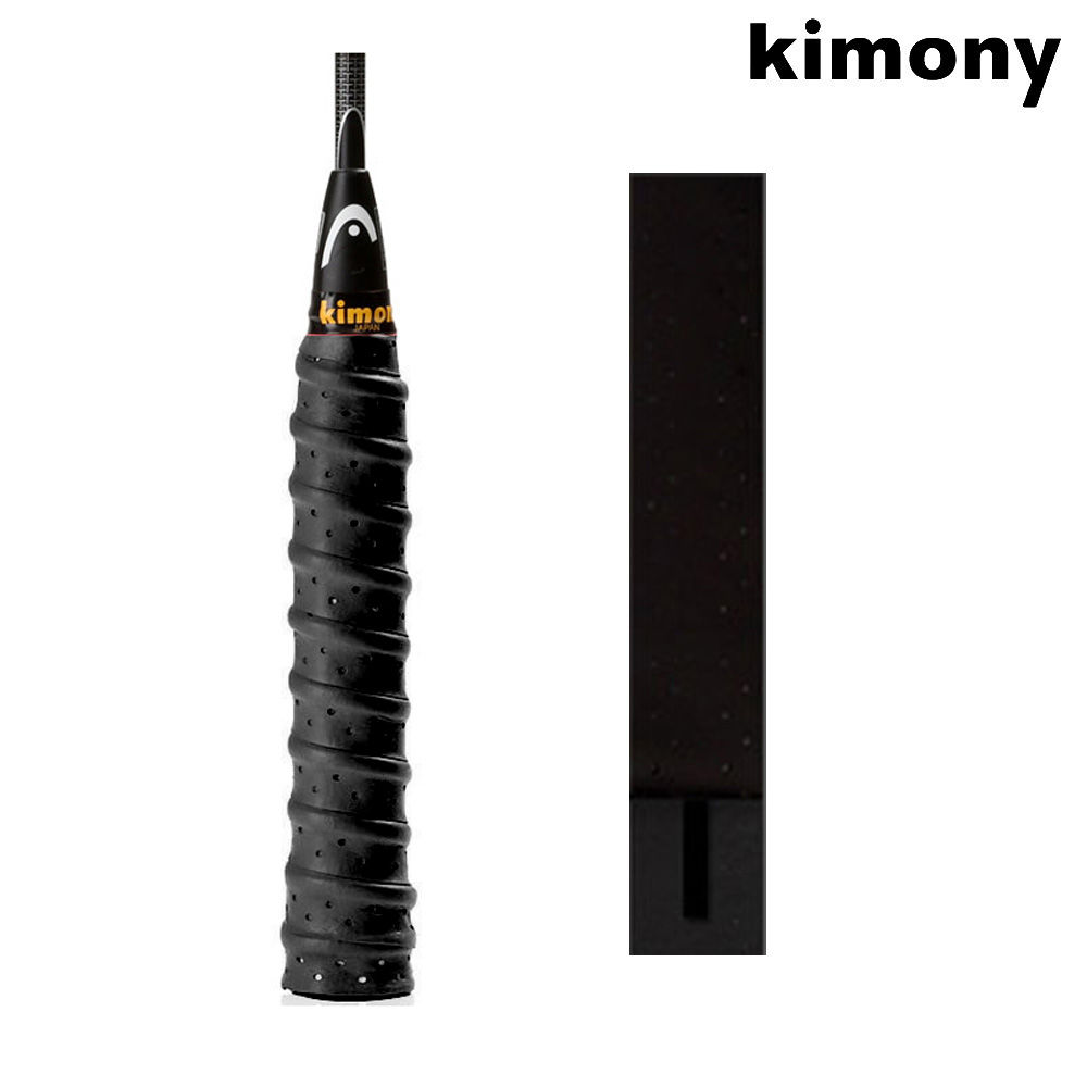 키모니 스포츠 라켓 그립 홀 스파이럴 (블랙) (KGT119)