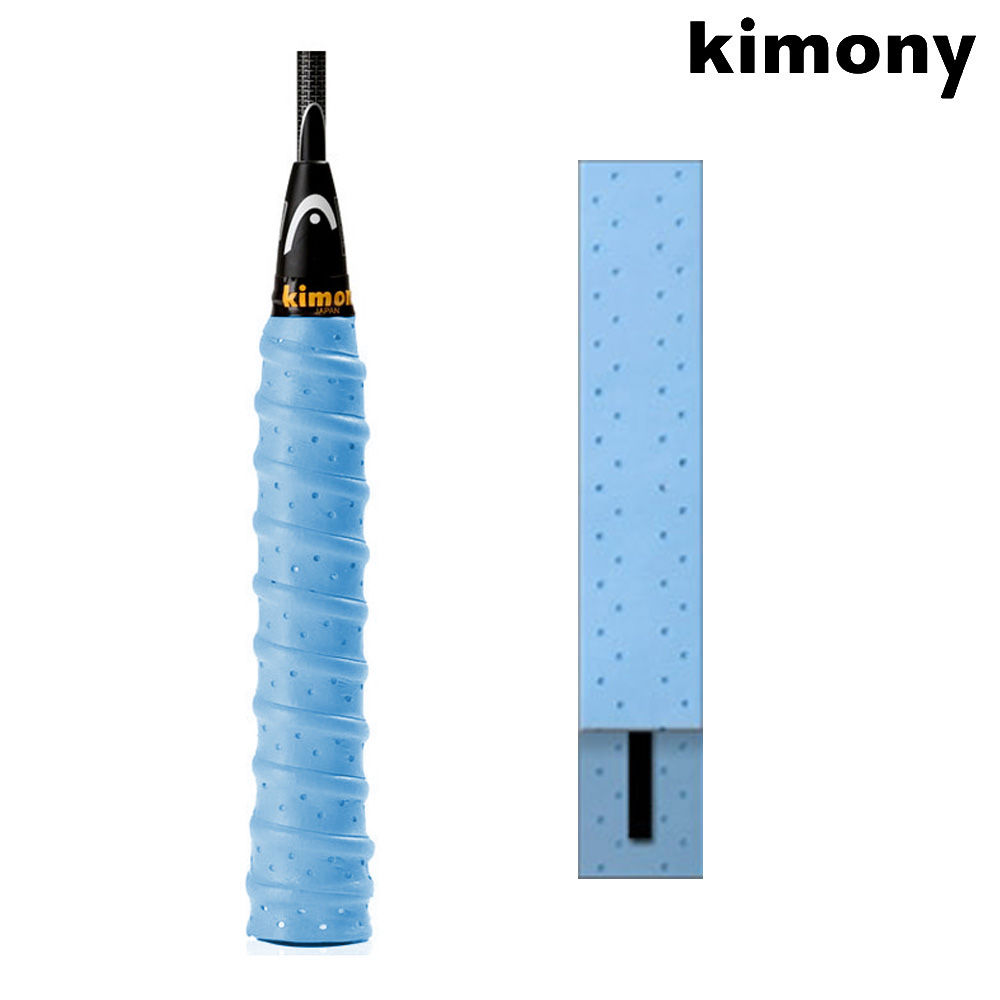 키모니 스포츠 라켓 그립 홀 스파이럴 (스카이) (KGT119)