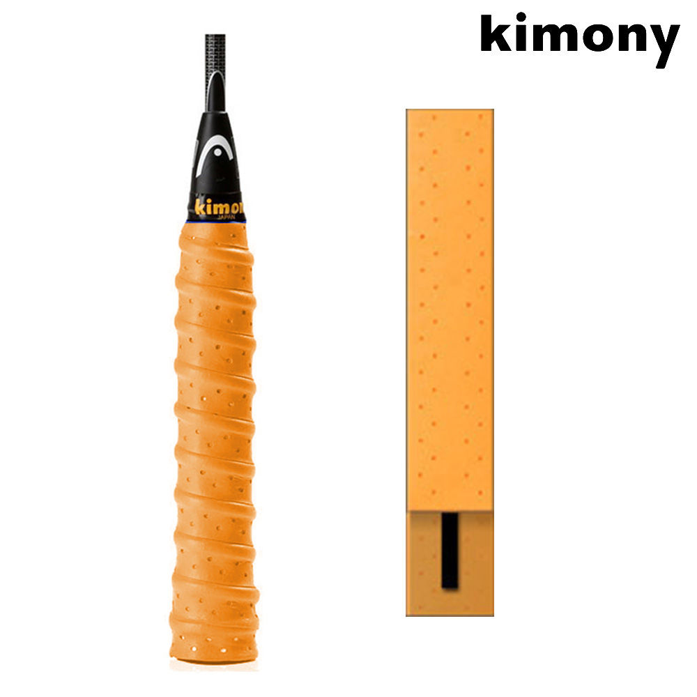 키모니 스포츠 라켓 그립 홀 스파이럴 (오렌지) (KGT119)