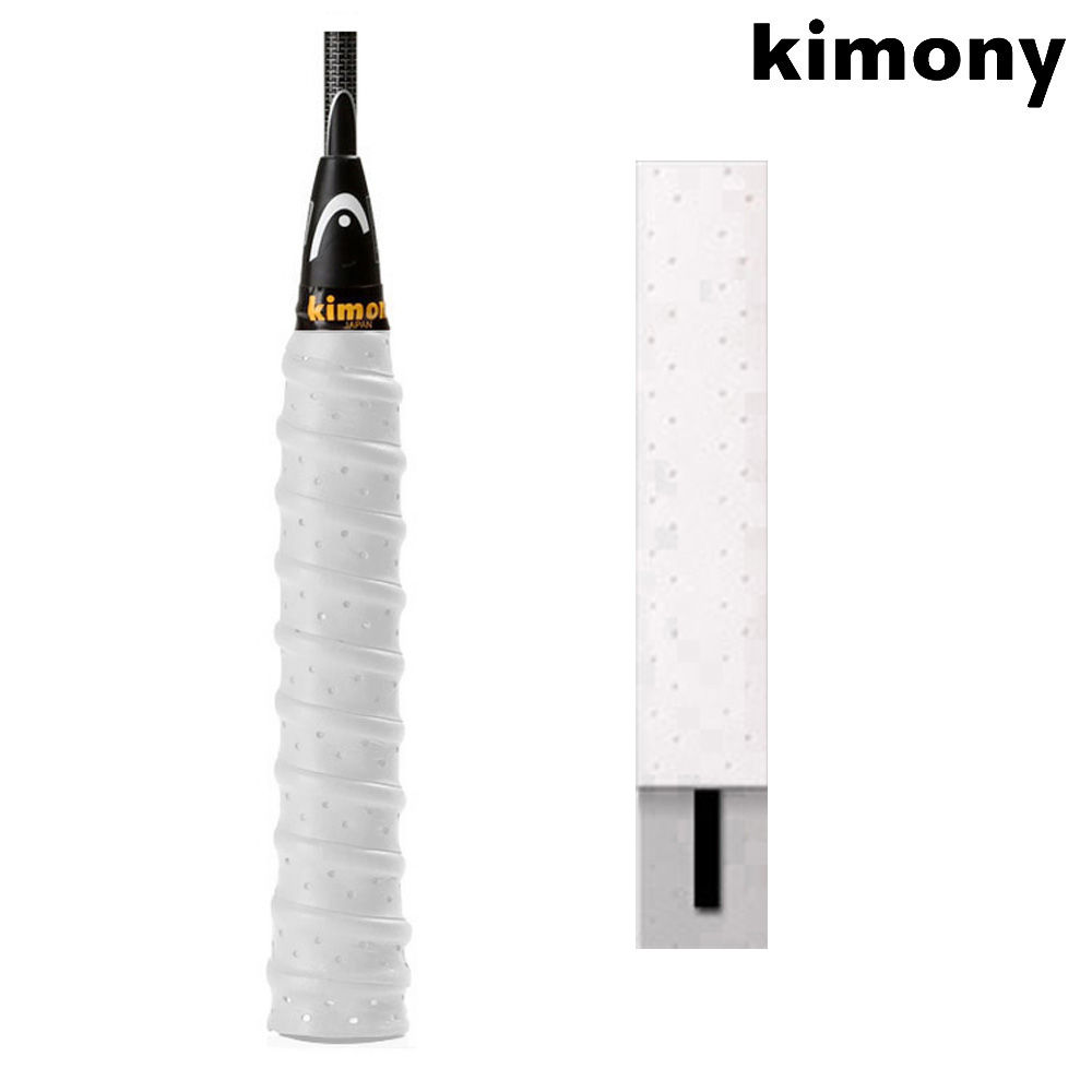 키모니 스포츠 라켓 그립 홀 스파이럴 (화이트) (KGT119)