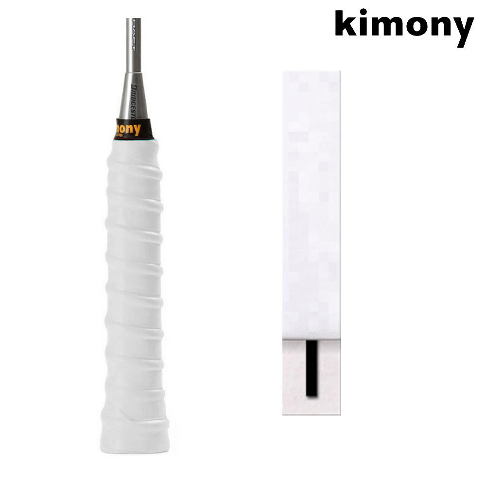 키모니 스포츠 라켓 그립 스파이럴 (화이트) (KGT105)