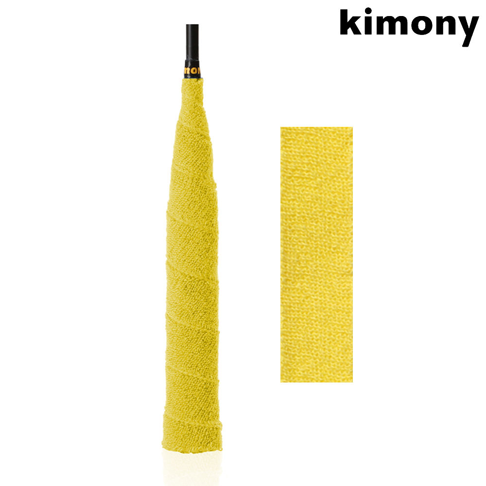 키모니 스포츠 라켓 뉴 타월 그립 (옐로우) (KGT227)