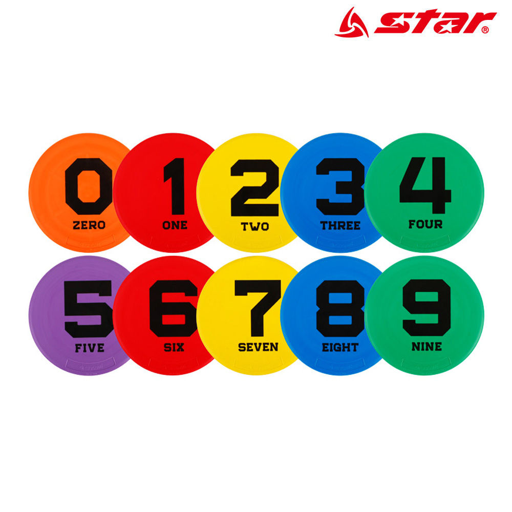 스타스포츠 훈련용 마커 숫자 세트 (0-9까지) (EARM600)