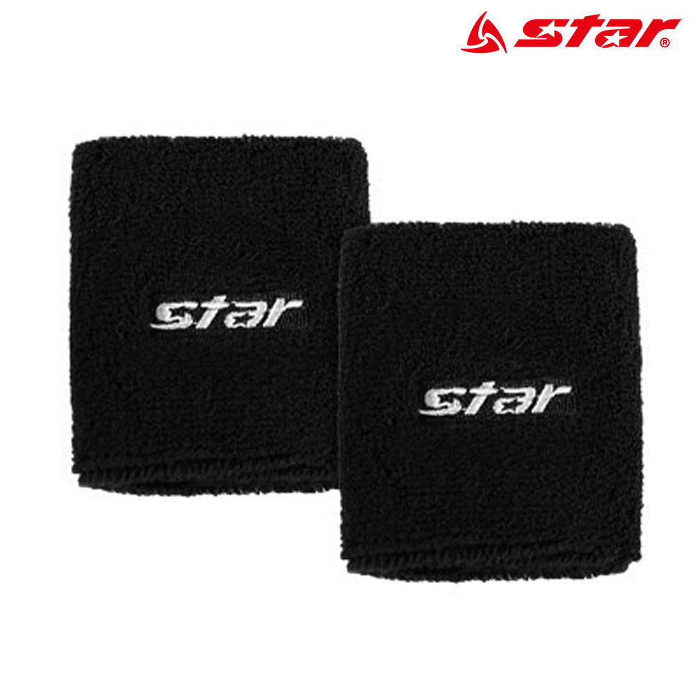 스타스포츠 손목밴드 (DOUBLE) (블랙) 1세트 (2개입) (TD441)