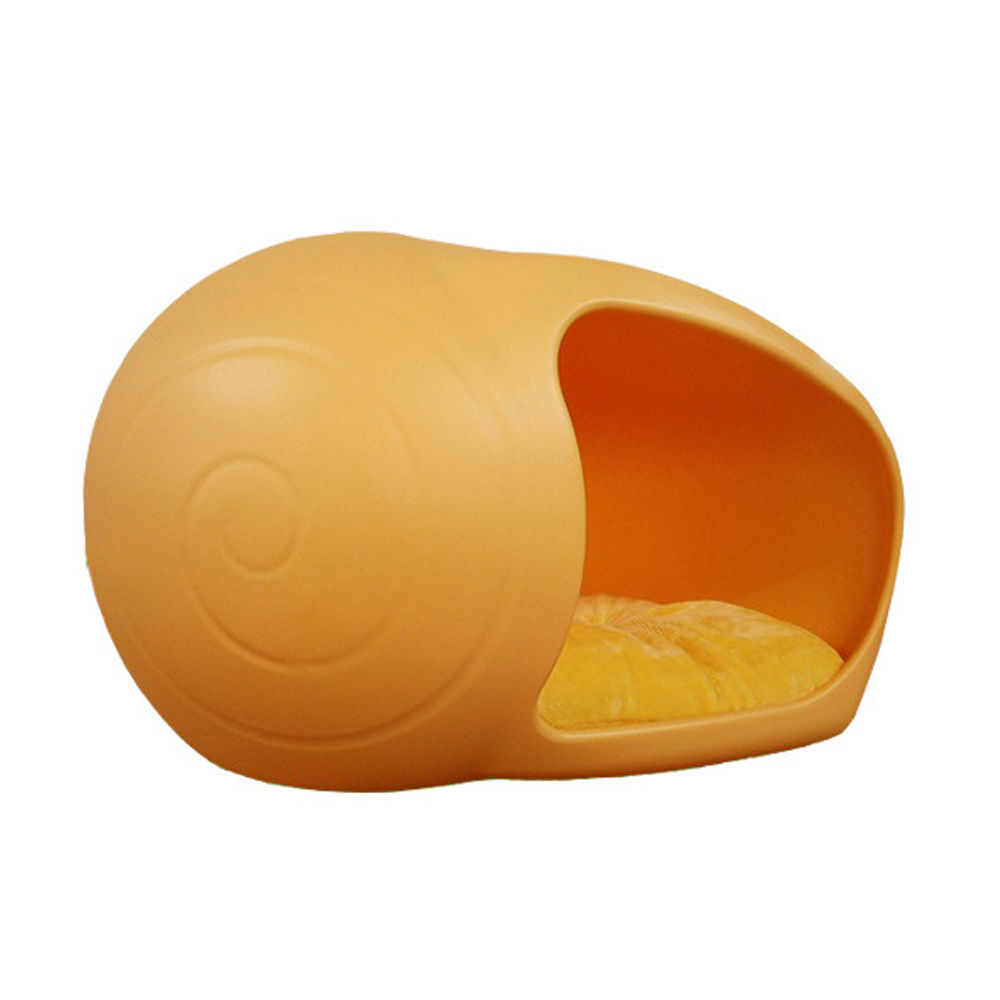 쥬펫 달팽이 강아지 하우스 (옐로우)