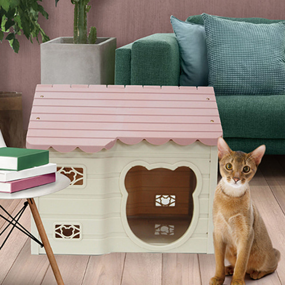 푸르미 뉴 강아지 리빙하우스 (인디핑크)