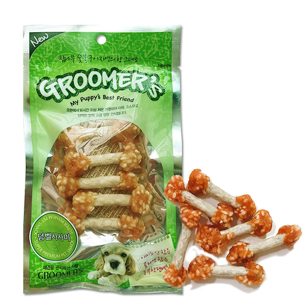 그루머스 덤벨 사사미 70g (강아지 간식)