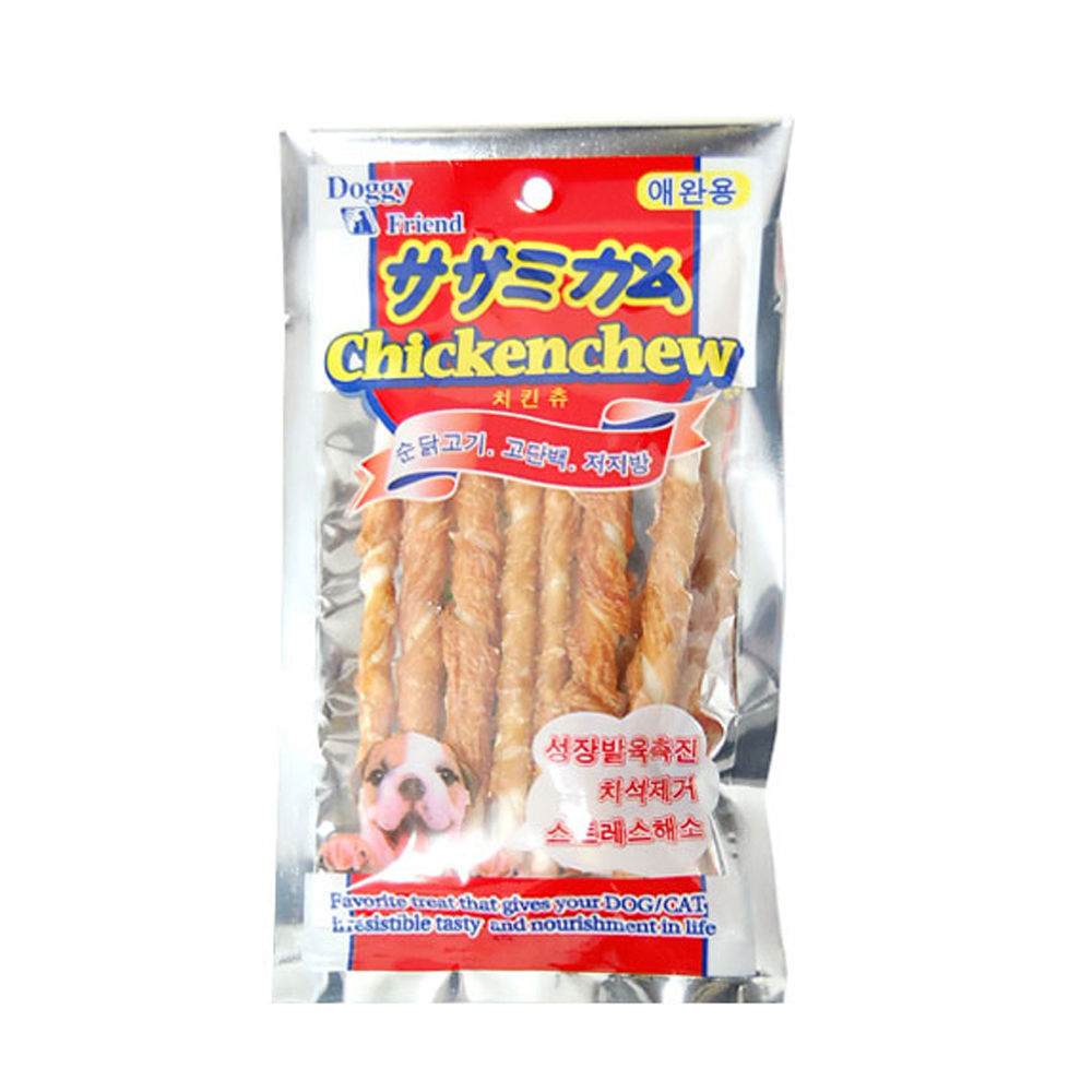 도기프렌드 치킨츄 스틱 6p (강아지 간식)