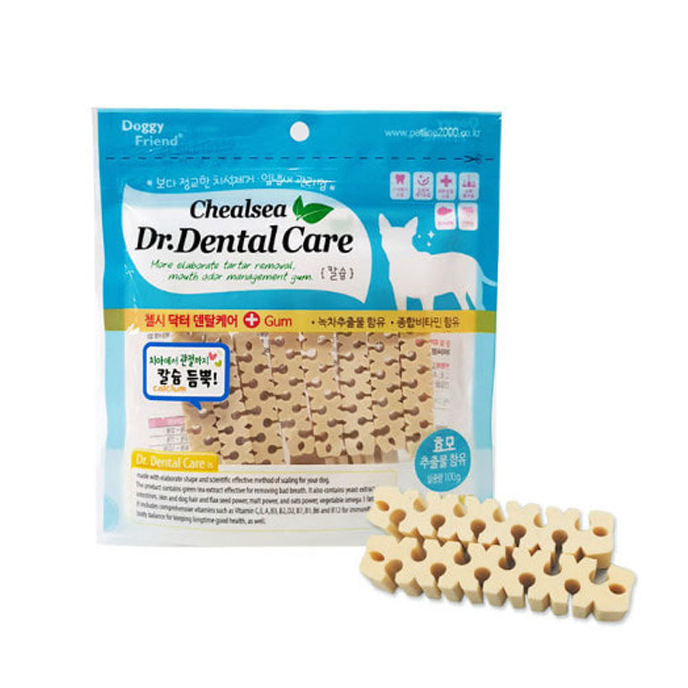 첼시 닥터 덴탈케어 (칼슘) 100g (강아지 간식)