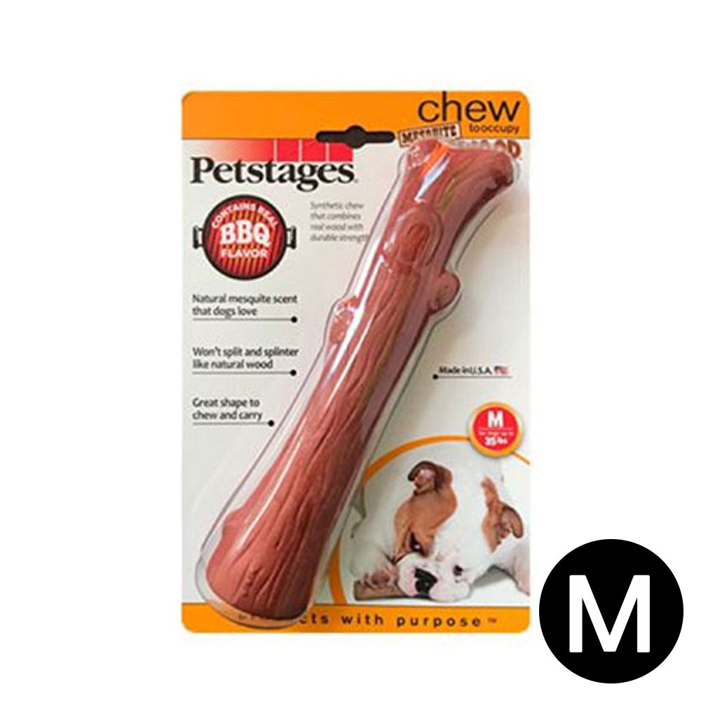 펫스테이지 도그 바베큐 우드스틱 (M) (30144) (강아지 장난감)