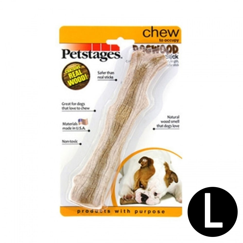 펫스테이지 도그 리얼우드 우드스틱 (L) (219) (강아지 장난감)
