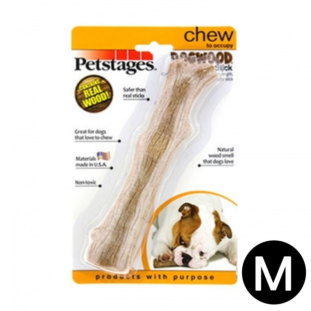 펫스테이지 도그 리얼우드 우드스틱 (M) (218) (강아지 장난감)