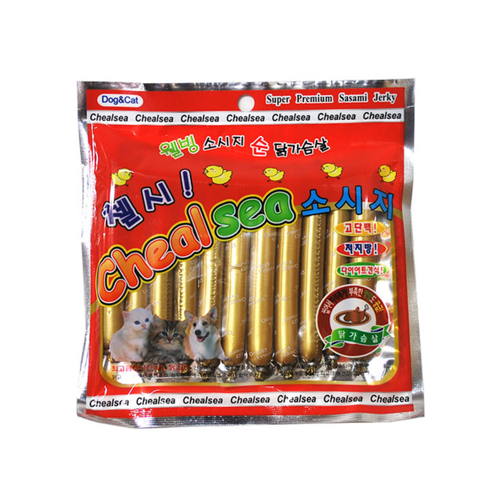 첼시 프리미엄 닭가슴살 소시지 11p (강아지 간식)