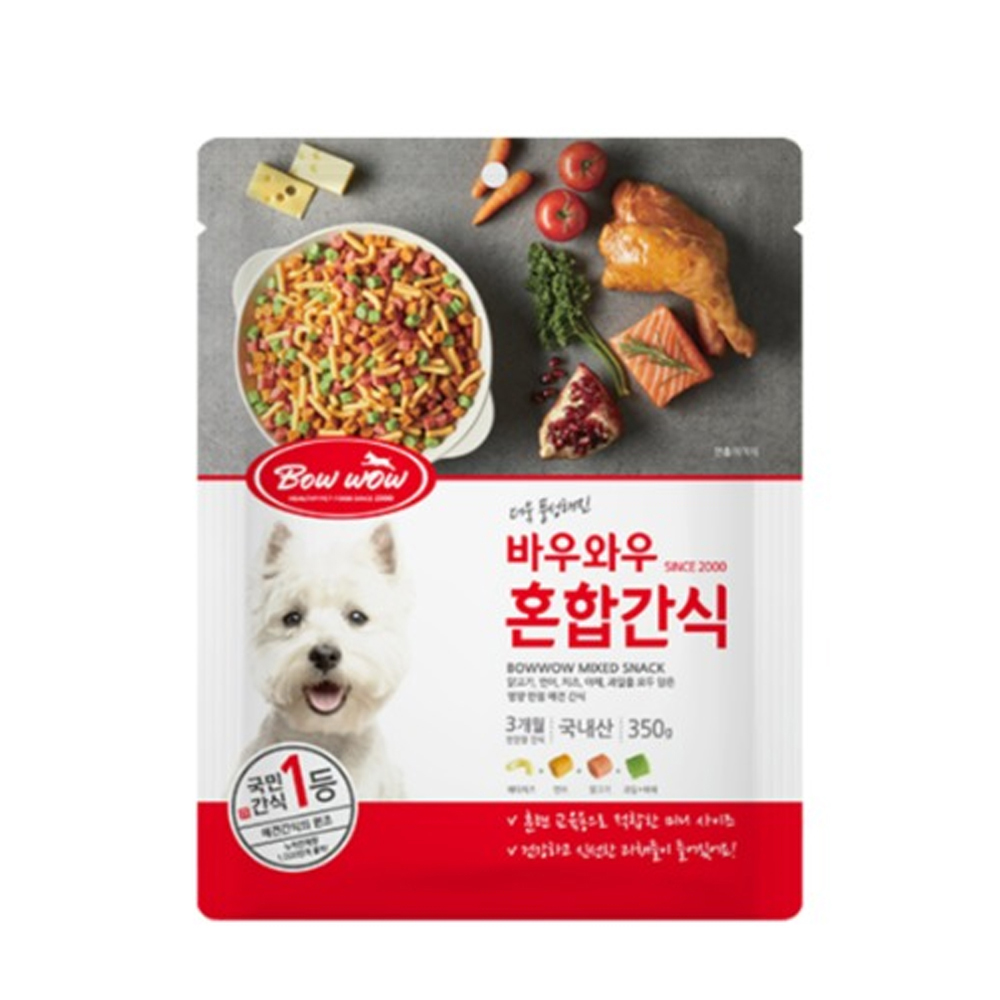 바우와우 혼합간식 350g (강아지 간식)