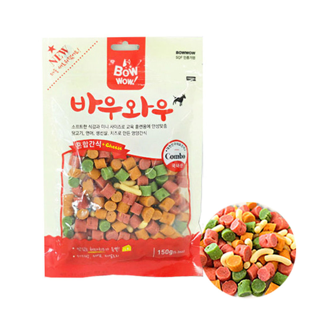 바우와우 혼합간식 150g (강아지 간식)
