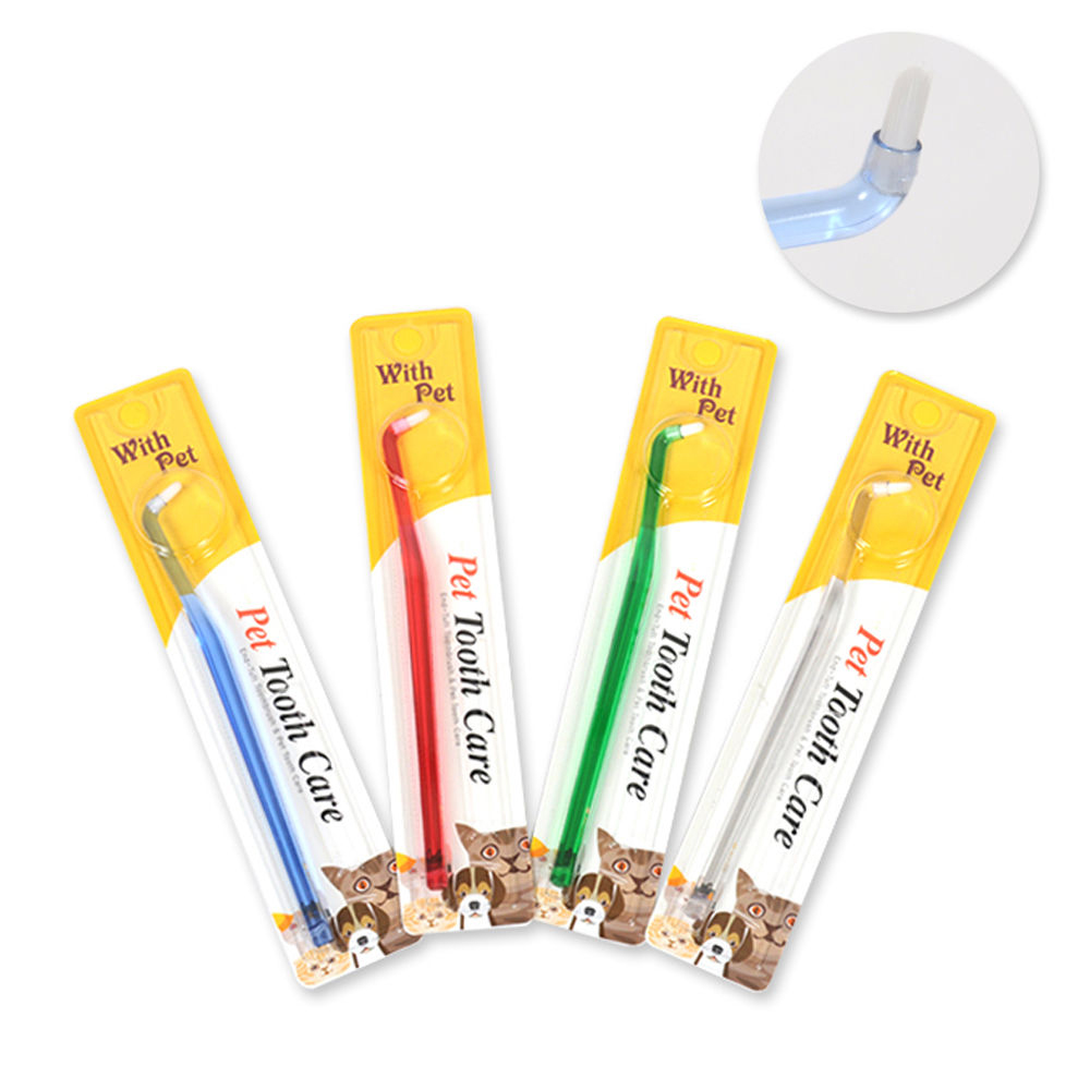 토리 펫투스케어 칫솔 1p (애완용 칫솔) (랜덤1개)