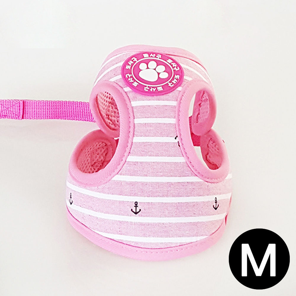 지엠펫 또사구 핑크마린 하네스 (M) (강아지 하네스)