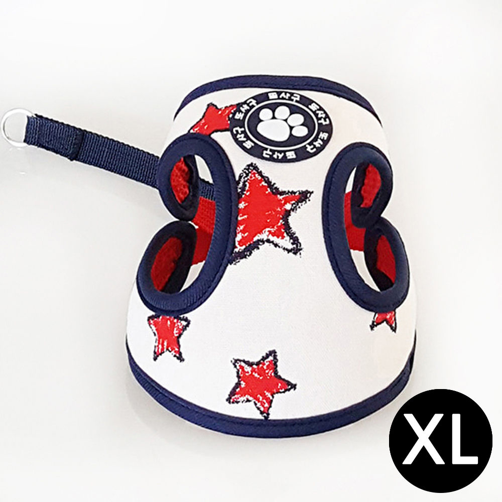 지엠펫 또사구 레드별 하네스 (XL) (강아지 하네스)