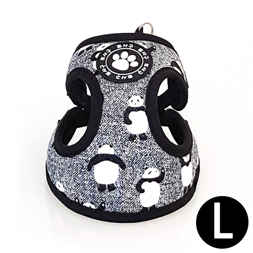 지엠펫 또사구 블랙팬더 하네스 (L) (강아지 하네스)