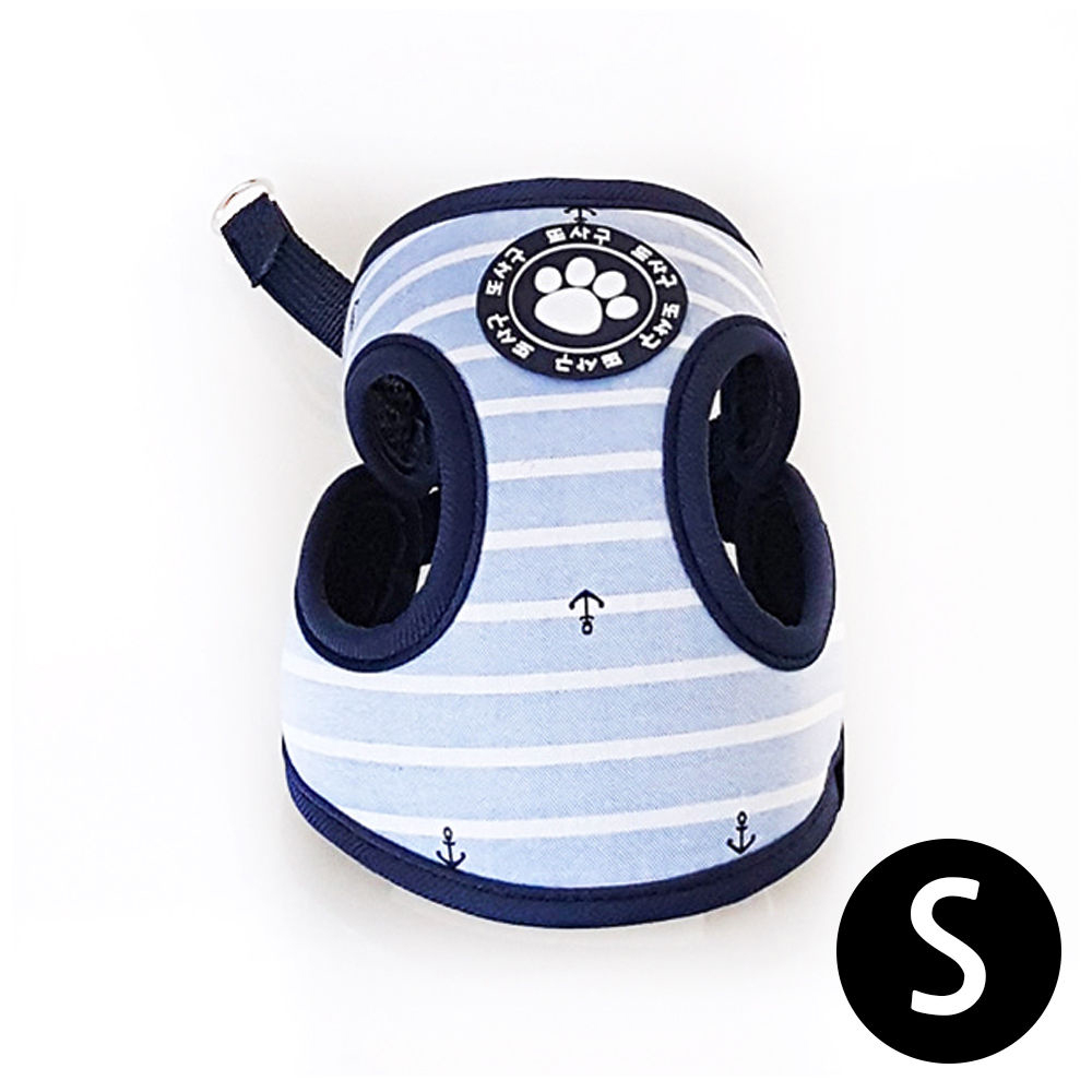 지엠펫 또사구 블루마린 하네스 (S) (강아지 하네스)