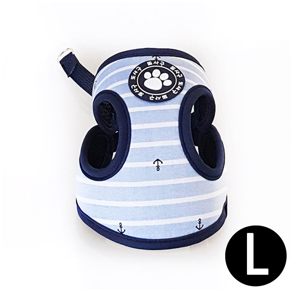 지엠펫 또사구 블루마린 하네스 (L) (강아지 하네스)