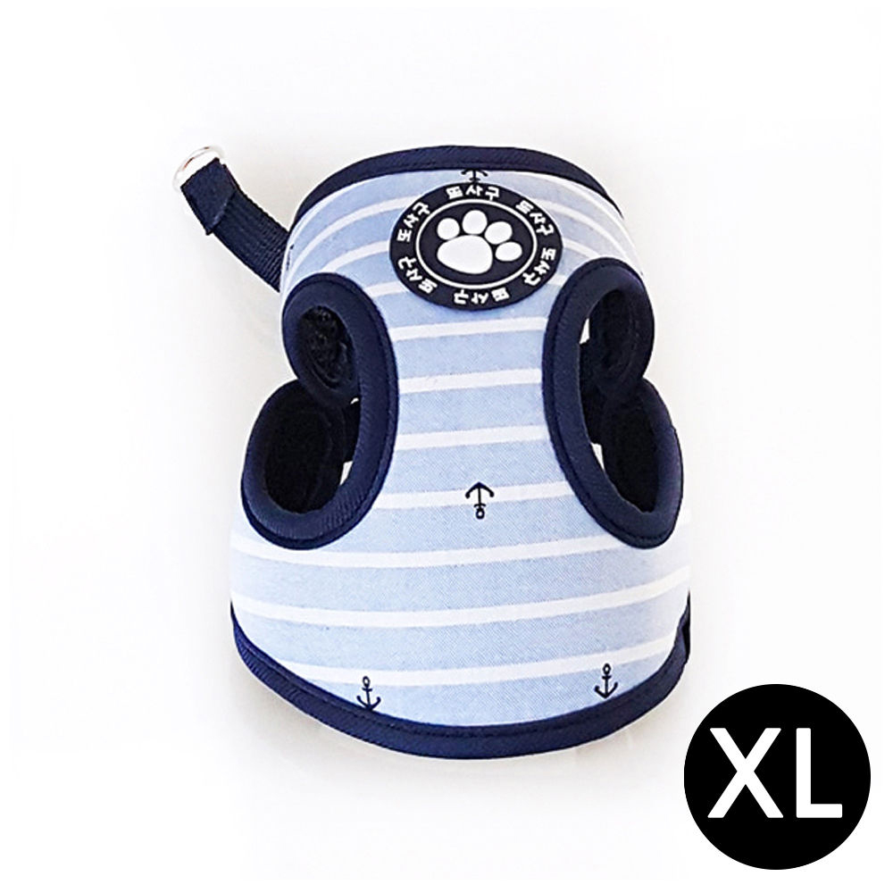 지엠펫 또사구 블루마린 하네스 (XL) (강아지 하네스)