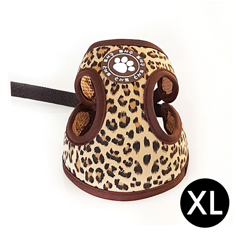 지엠펫 또사구 호피 하네스 (XL) (강아지 하네스)