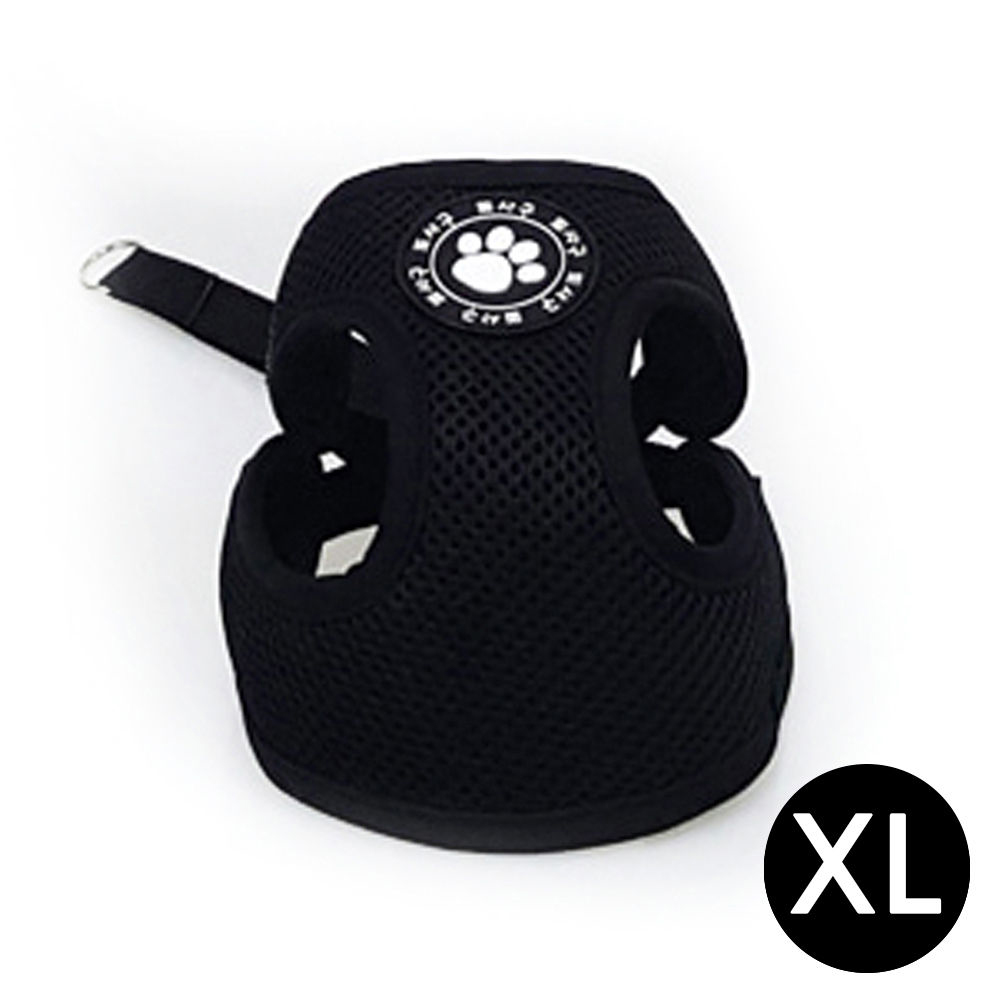 지엠펫 또사구 슬림메쉬 하네스 블랙 (XL) (강아지 하네스)