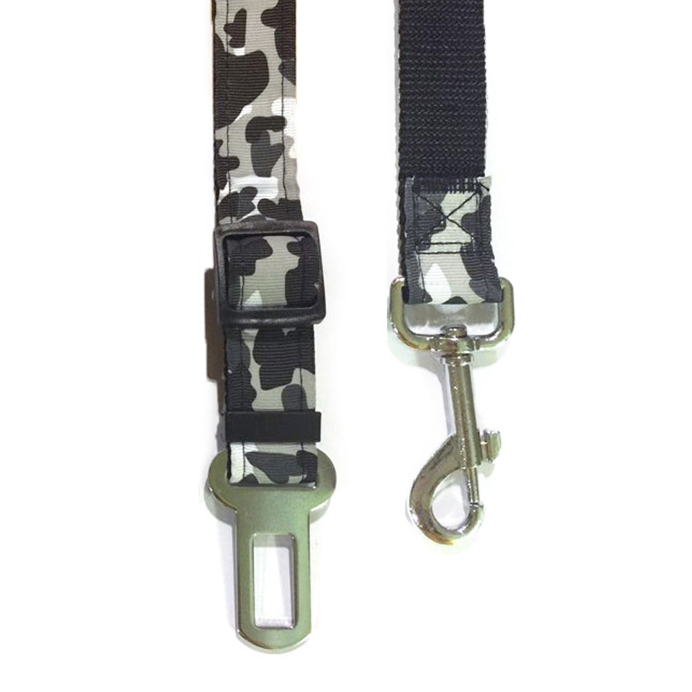 토리 밀리터리 강아지 차량용 안전벨트 (그레이) (B066)