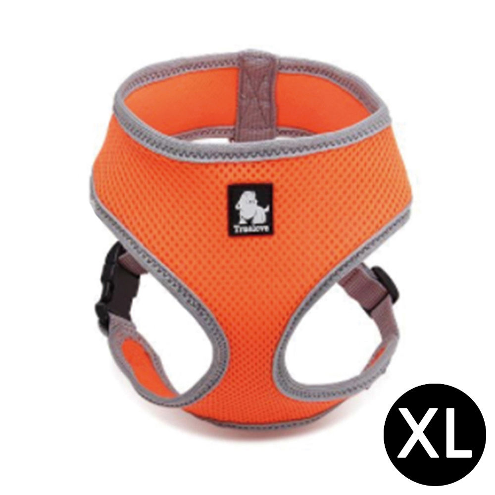 트루러브 에어매쉬 하네스 오렌지 (XL) (강아지 하네스) (TLH1911)