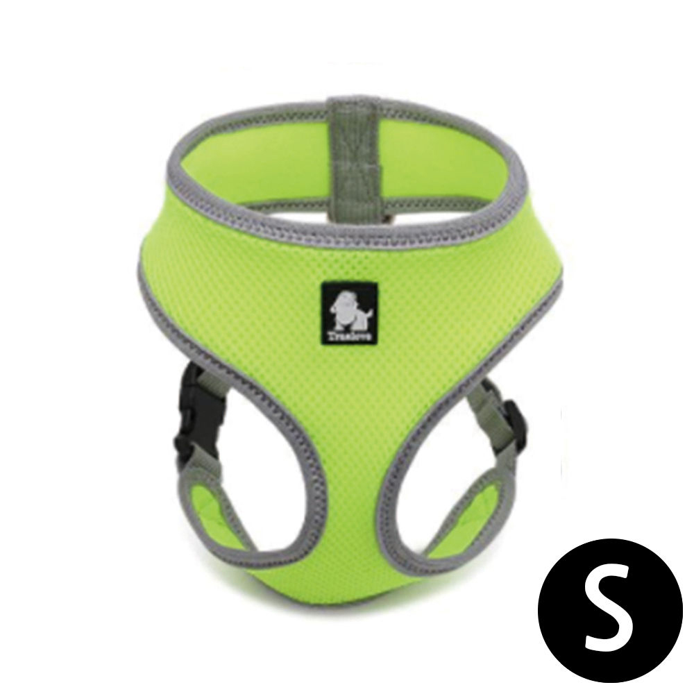 트루러브 에어매쉬 하네스 그린 (S) (강아지 하네스) (TLH1911)
