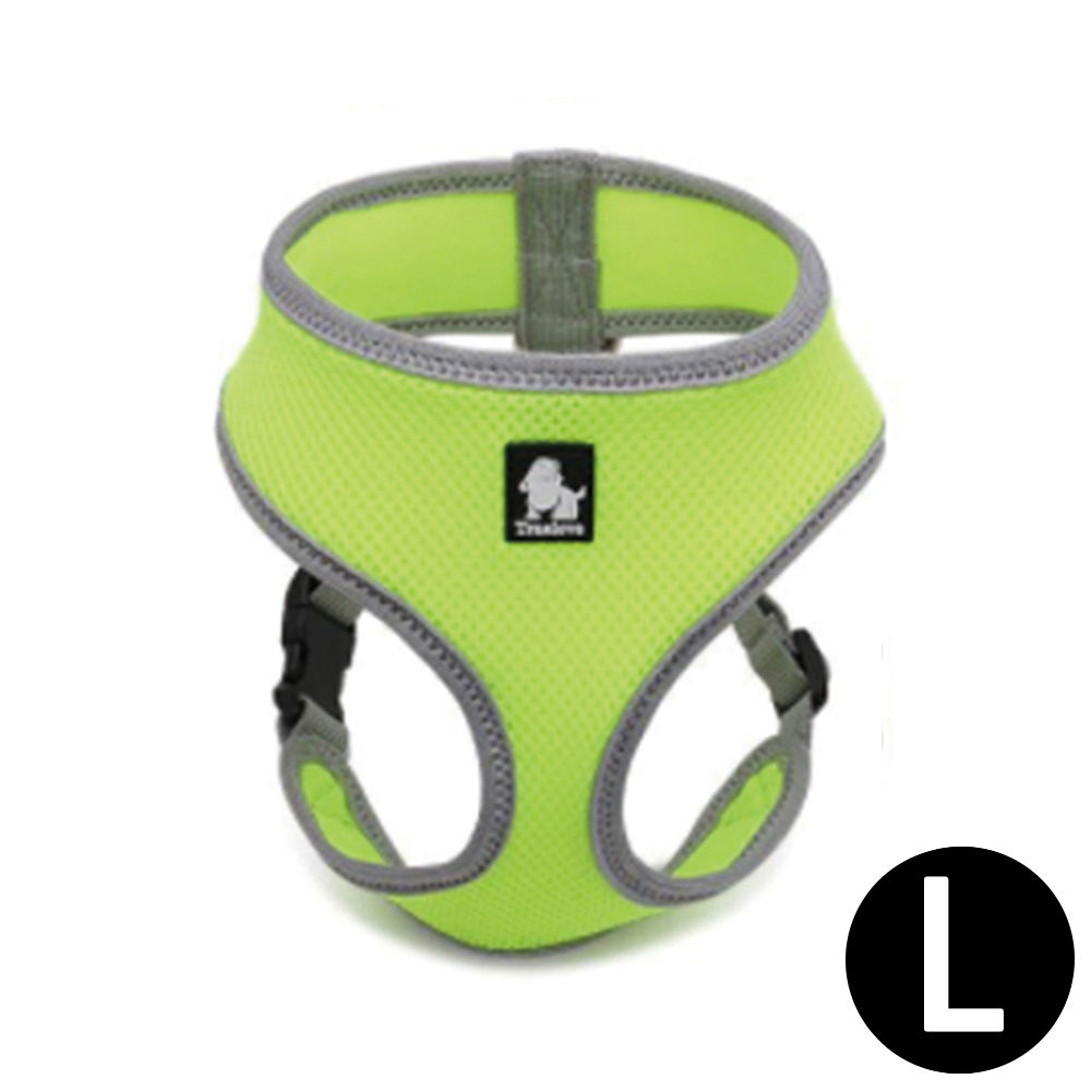 트루러브 에어매쉬 하네스 그린 (L) (강아지 하네스) (TLH1911)