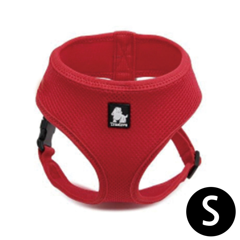 트루러브 에어매쉬 하네스 레드 (S) (강아지 하네스) (TLH1911)