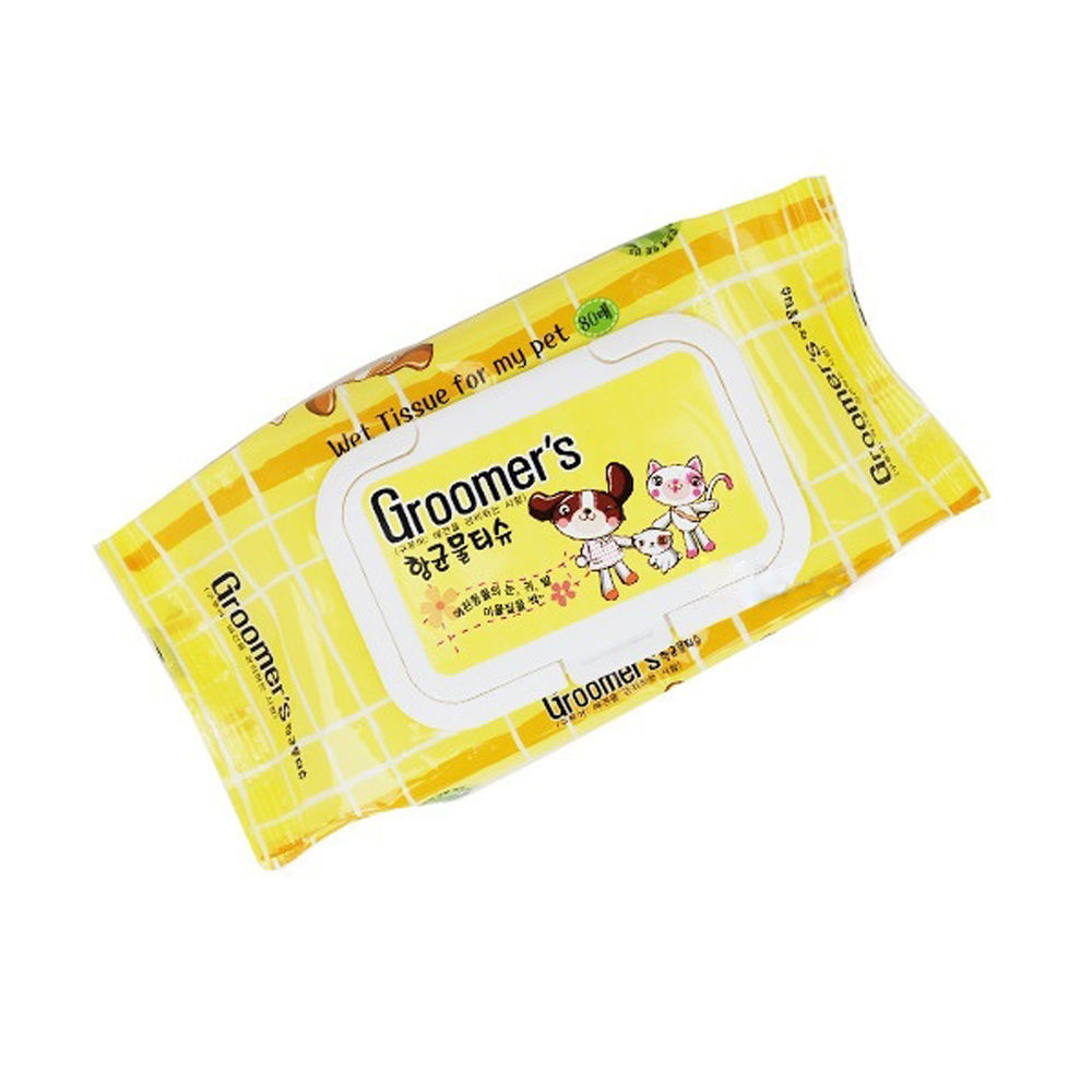 그루머스 물티슈 (80매) (강아지 물티슈)