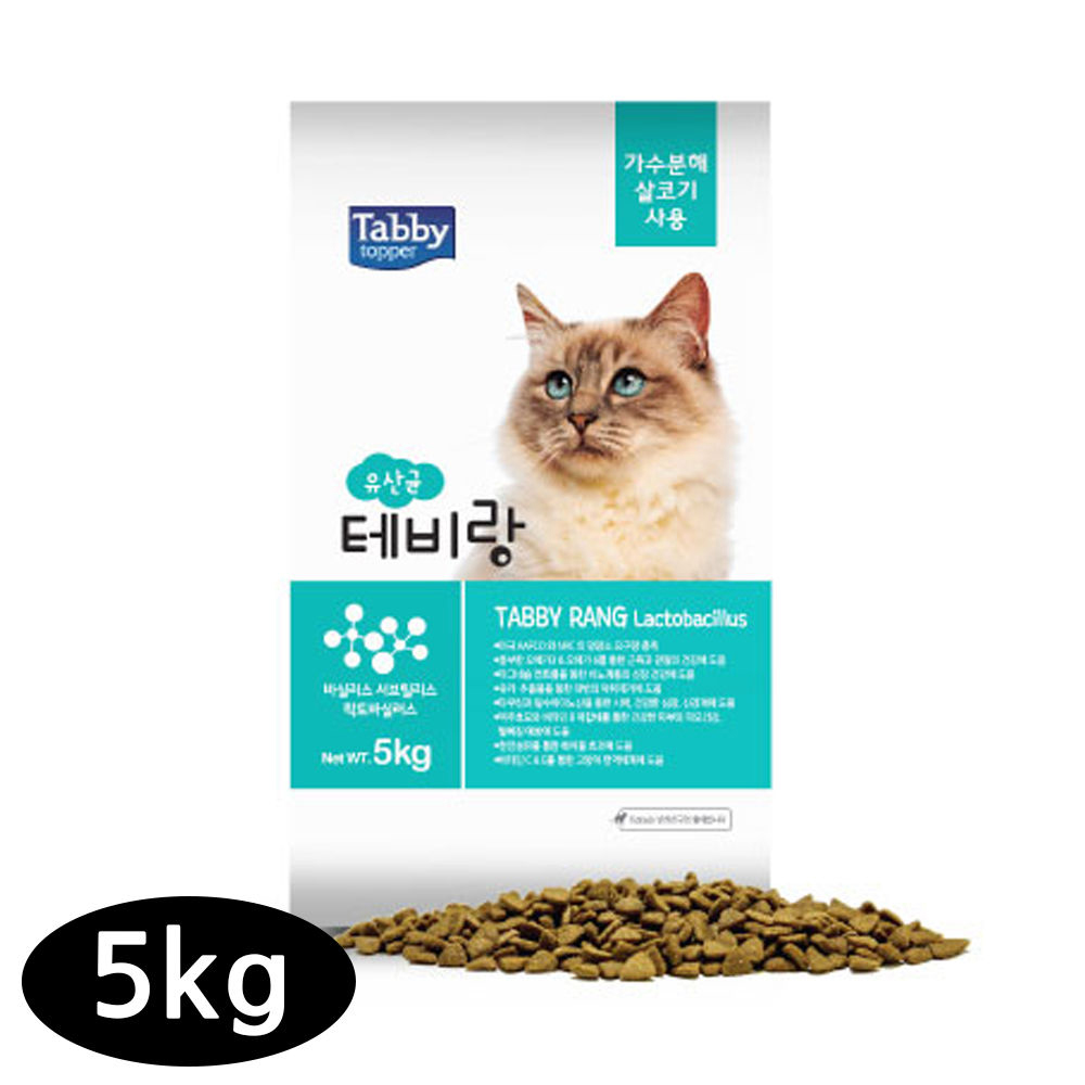 테비 테비랑 5kg (유산균) (고양이 사료)