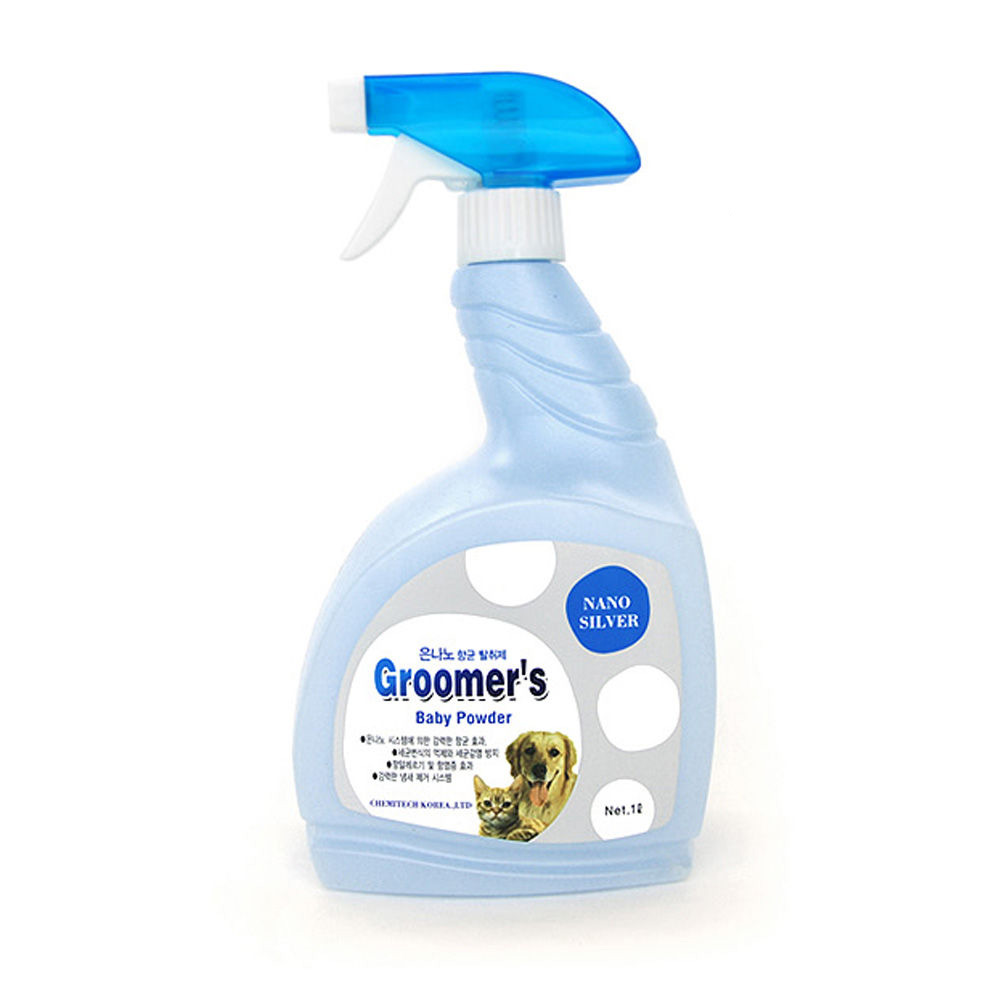 그루머스 탈취제 1L (베이비파우더향) (강아지 탈취제)