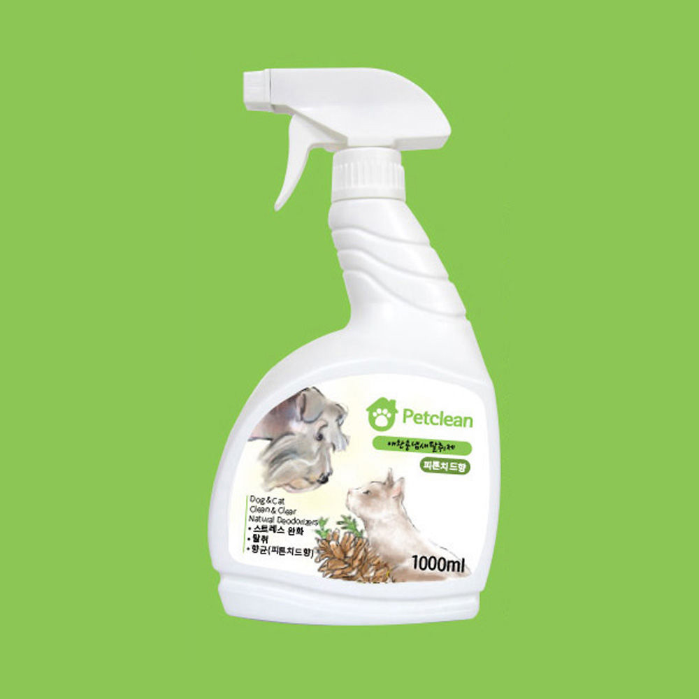펫크린 탈취제 1000ml (피톤치드향) (강아지 탈취제)