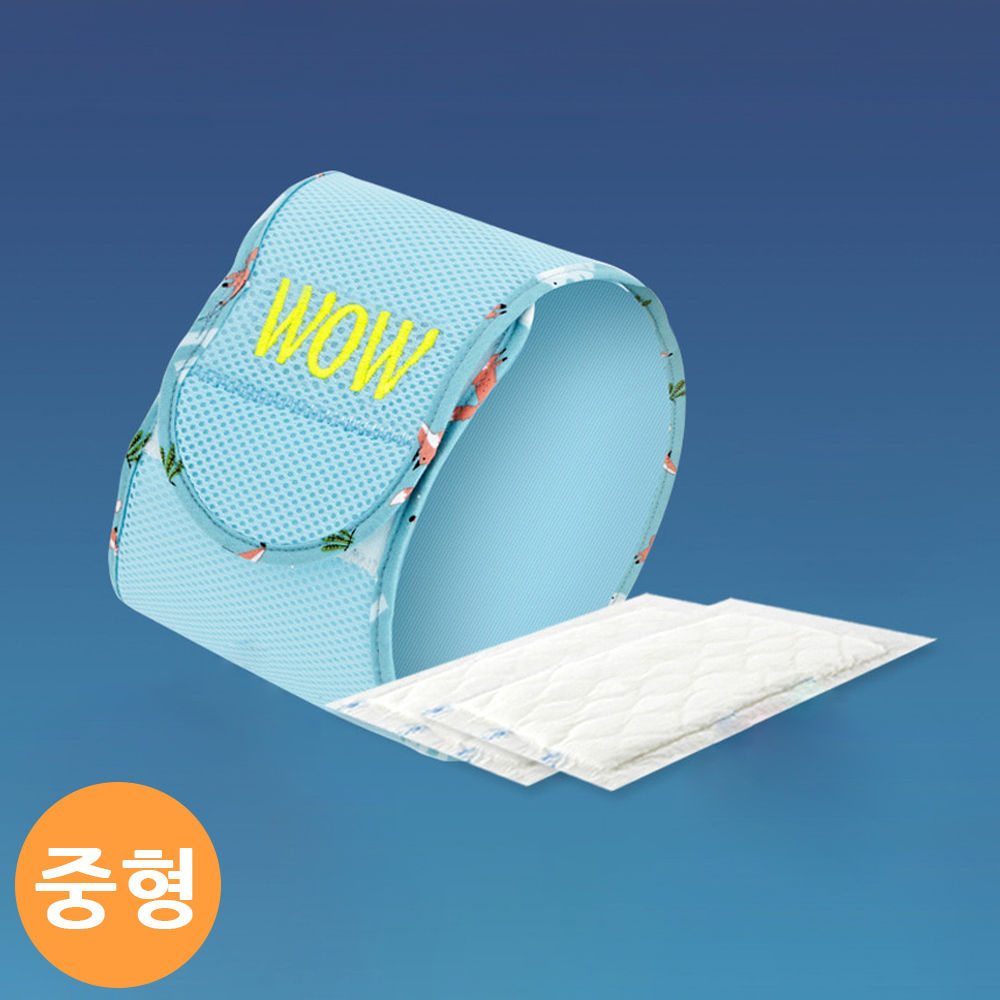 와우 숨쉬는 매너벨트 (중형) (강아지용)