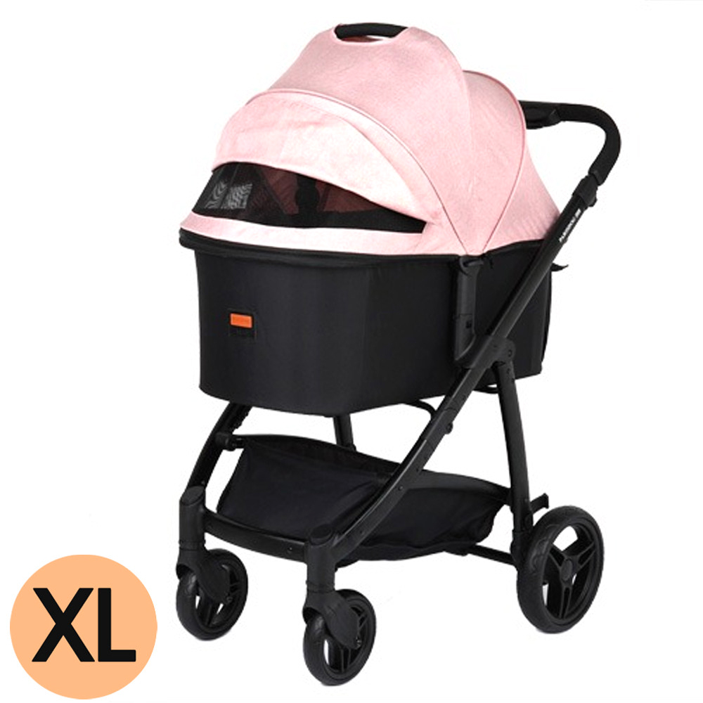 패리스독 루쏘 강아지 유모차 디럭스 (핑크) (XL)