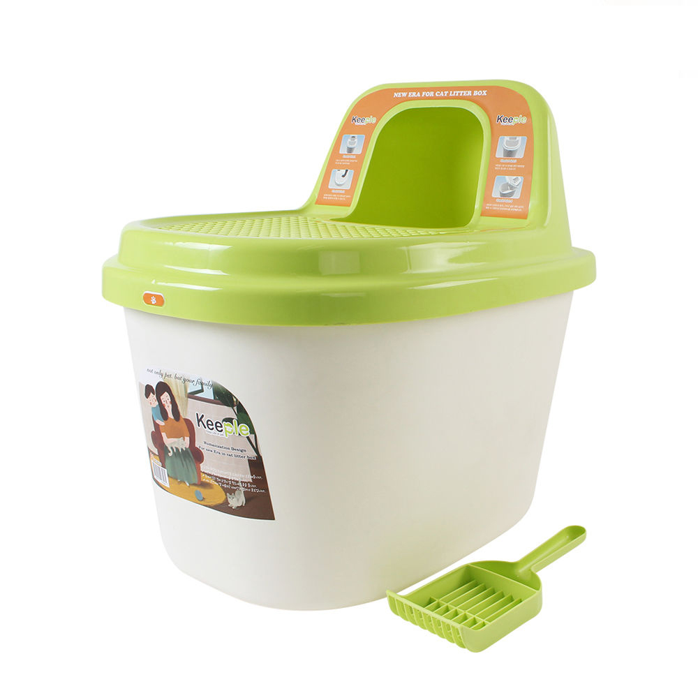 키플 탑앤트리 고양이 화장실 (라임)