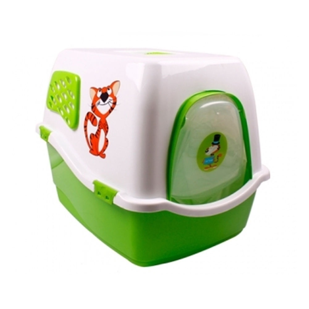 산시아 토이거 돔 화장실 (그린) (고양이 화장실)
