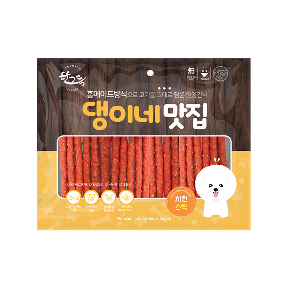한그득 댕이네맛집 300g (치킨 스틱) (강아지 간식)