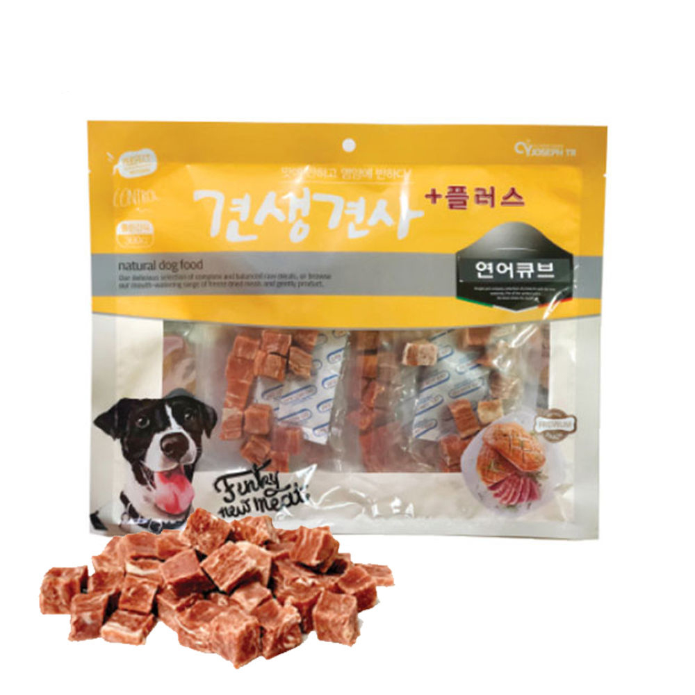 CY요셉 견생견사 플러스 300g (연어 큐브)