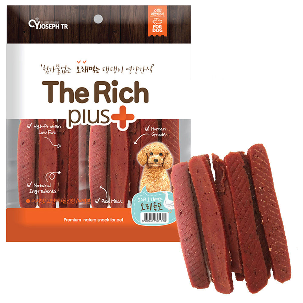 CY요셉 더리치플러스 오래먹는 오리 육포 300g (강아지 간식)