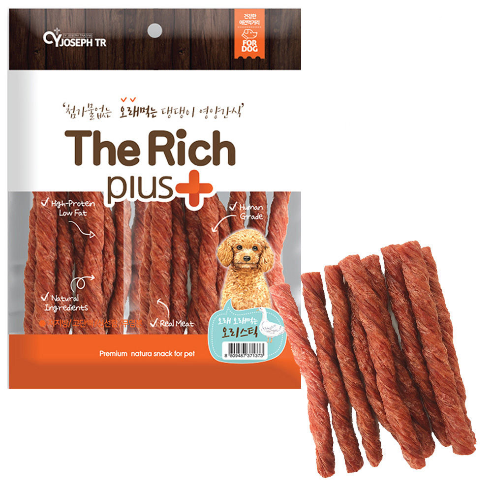 CY요셉 더리치플러스 오래먹는 오리 스틱 300g (강아지 간식)